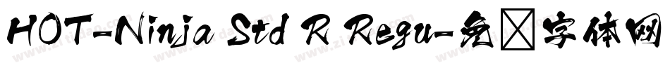 HOT-Ninja Std R Regu字体转换